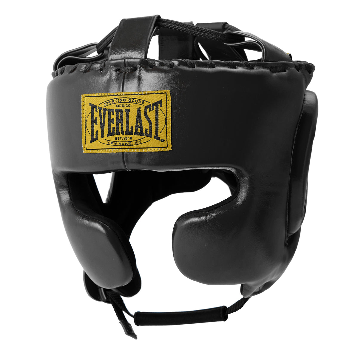 Everlast 1910 Pro Leather Headgear Lace Up