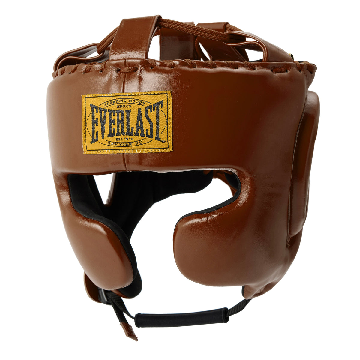 Everlast 1910 Pro Leather Headgear Lace Up