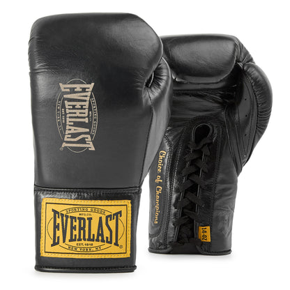 Everlast 1910 Pro Leather Laced Training Boxing Gloves