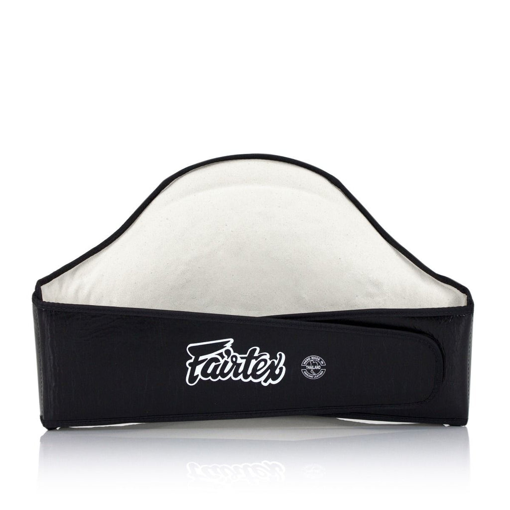 FAIRTEX BPV1 STANDARD LEATHER BELLY PAD – HOOK & LOOP WAIST WRAP