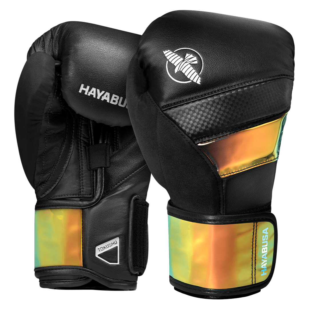 Hayabusa T3 Boxing Gloves — Dual-X Wrist Support, 10–18 oz