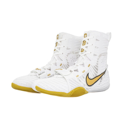 Nike HyperKO 3 Boxing Shoes - White/Gold [PRE-ORDER]