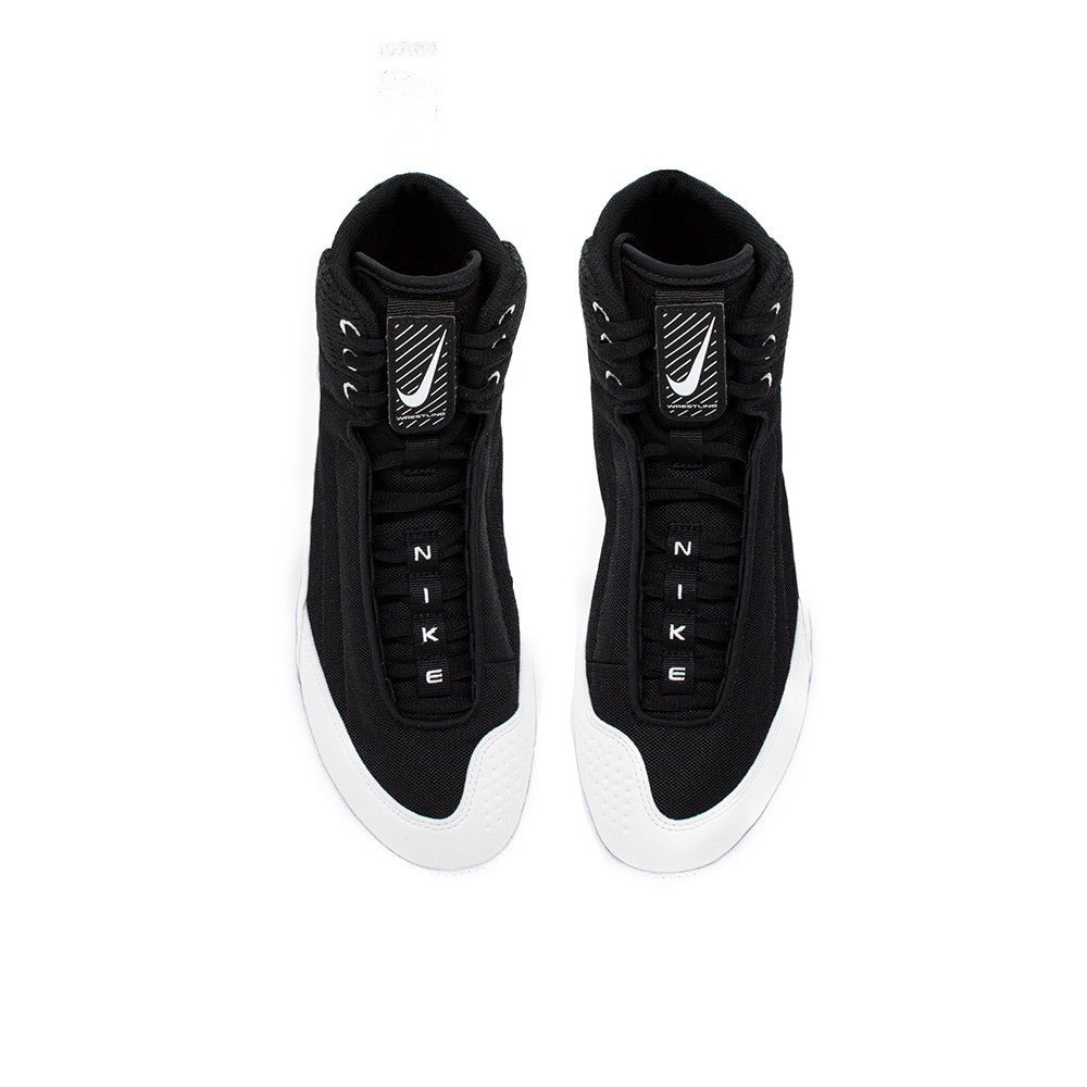 Nike Inflict 4 Wrestling Shoes - Black/White/Wolf Grey