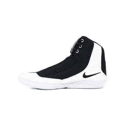 Nike Inflict 4 Wrestling Shoes - Black/White/Wolf Grey