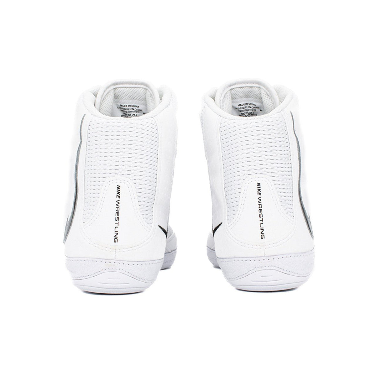 Nike Inflict 4 Wrestling Shoes - White/Black