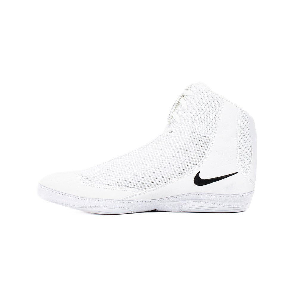 Nike Inflict 4 Wrestling Shoes - White/Black