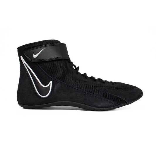 Nike Speedsweep VIII Wrestling Shoes - Black/White-Black/Wolf Grey