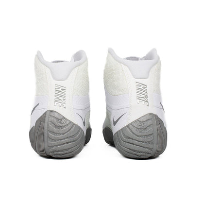 Nike Tawa Wrestling Shoes - White/Metallic Silver