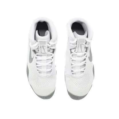 Nike Tawa Wrestling Shoes - White/Metallic Silver