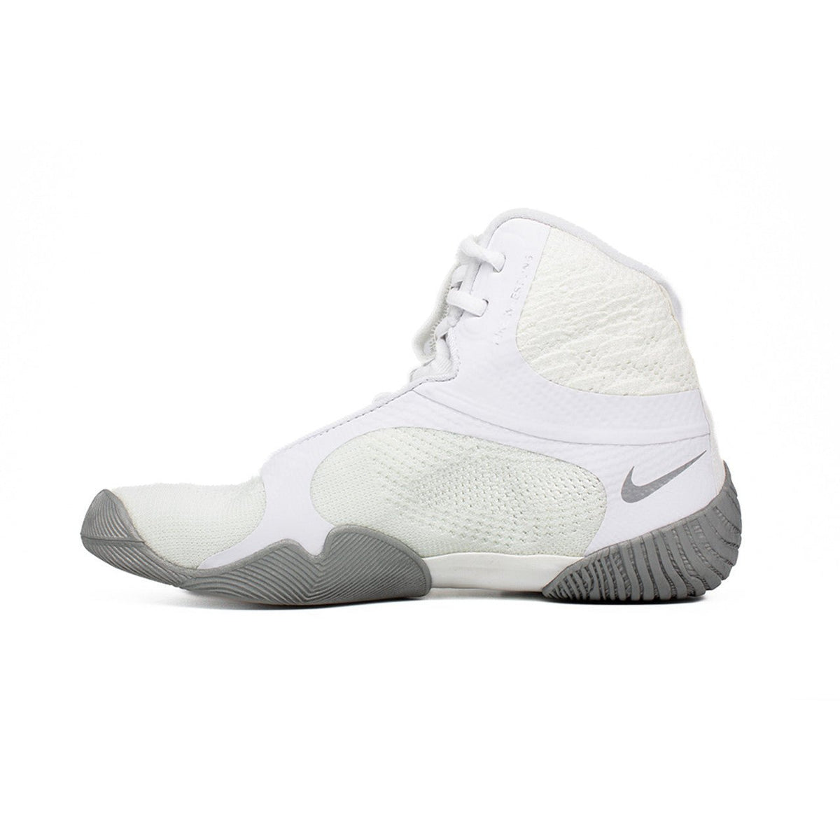 Nike Tawa Wrestling Shoes - White/Metallic Silver