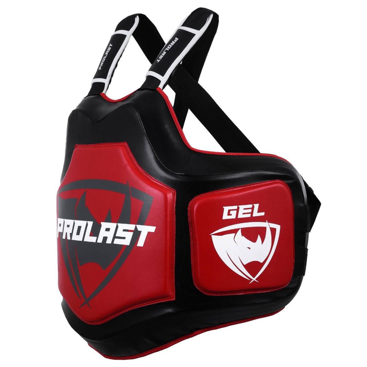 Prolast Boxing Platinum Gel Body Protector Black // Red