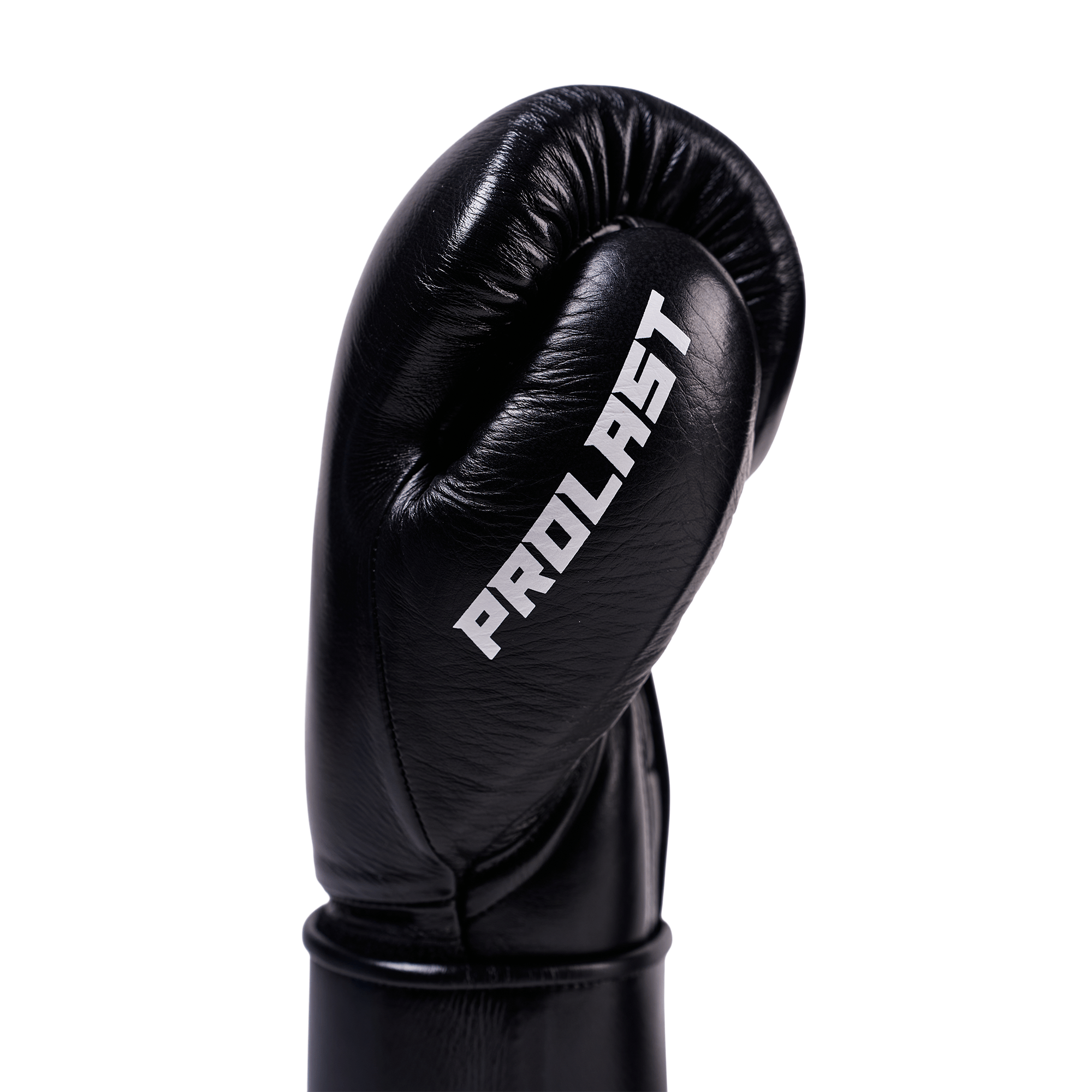 Prolast PG Professional Boxing Gloves Charcoal Black - Velcro ( Hand Made )