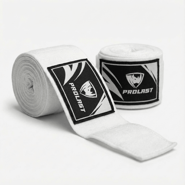 Prolast Professional Boxing 180' SNOW WHITE Hand Wraps