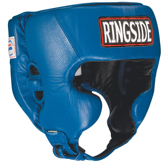 Ringside USA BOXING Competition Headgear - With Cheeks - Blue