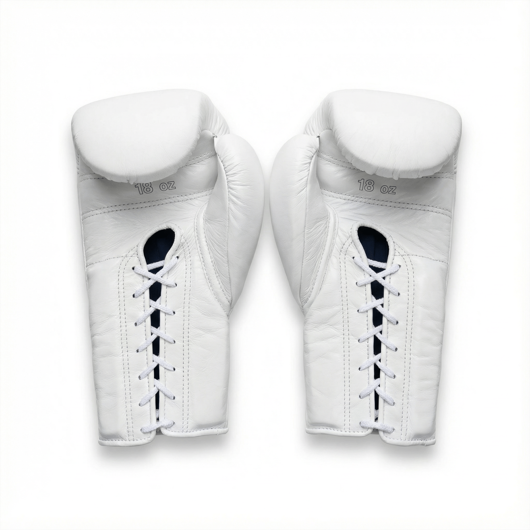 WINNING LACE-UP BOXING GLOVES - WHITE